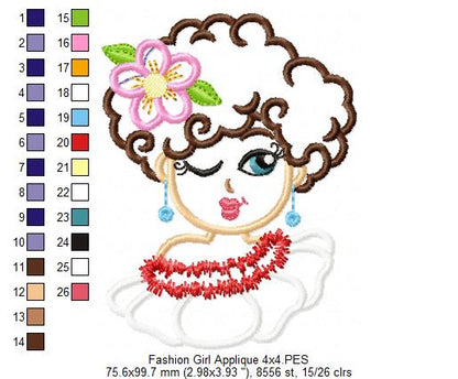 Fashion Girl - Applique