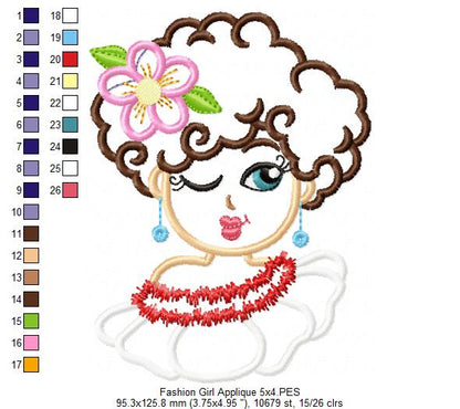 Fashion Girl - Applique