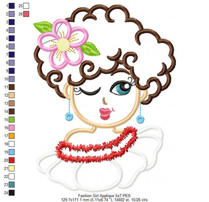 Fashion Girl - Applique