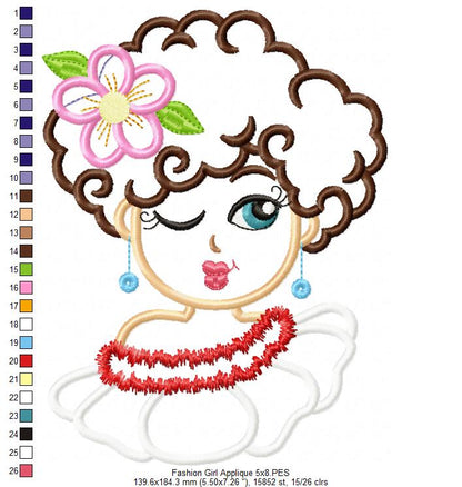 Fashion Girl - Applique