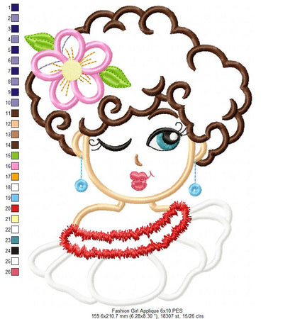 Fashion Girl - Applique