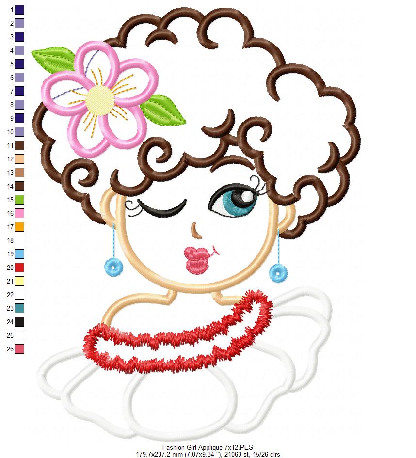 Fashion Girl - Applique
