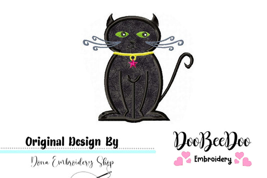 Halloween Cat - Halloween - Applique