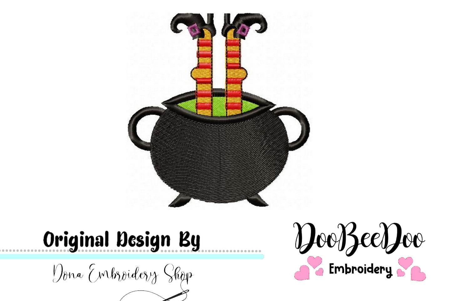 Witch  - Fill Stich - Machine Embroidery Design