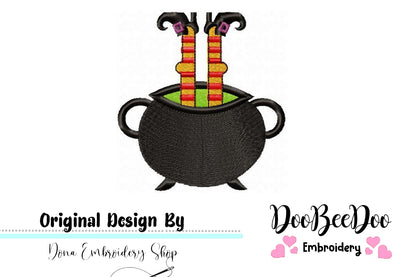 Witch  - Fill Stich - Machine Embroidery Design