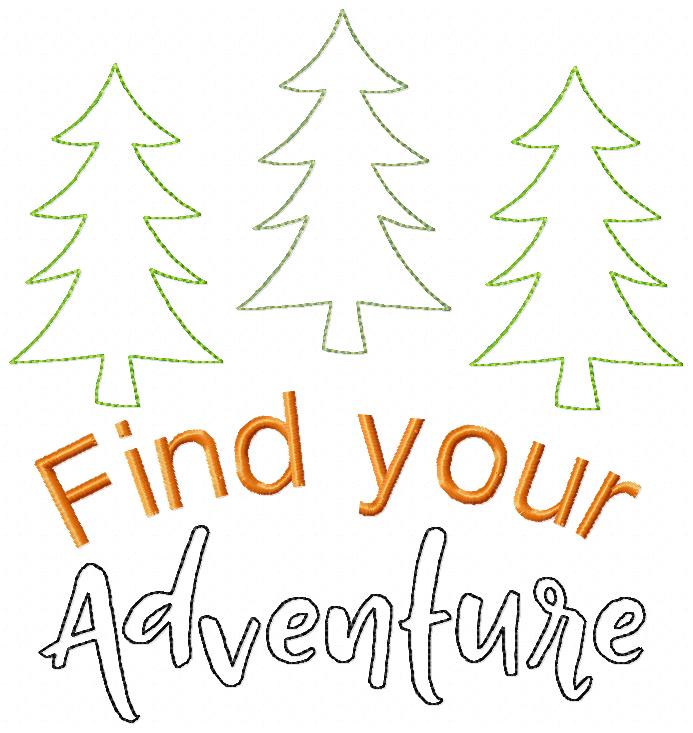 Find your Adventure - Raggy Applique