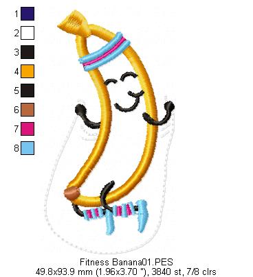 Fitness Banana - Applique