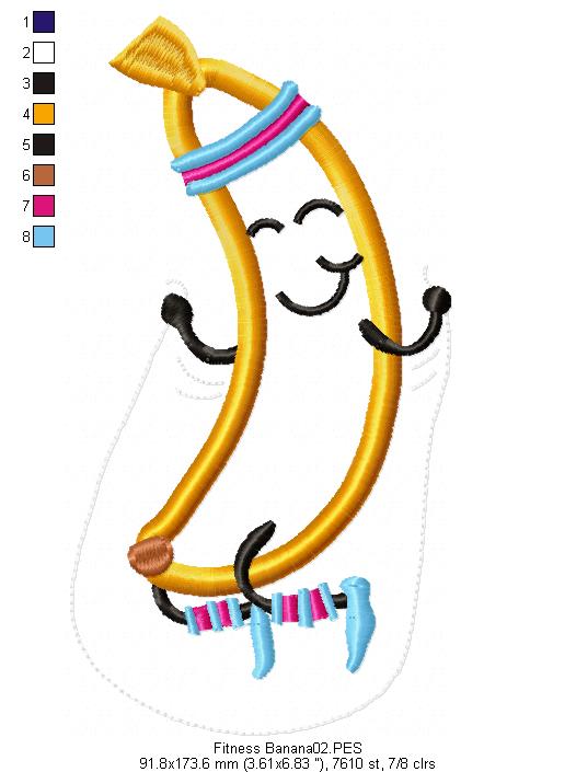 Fitness Banana - Applique