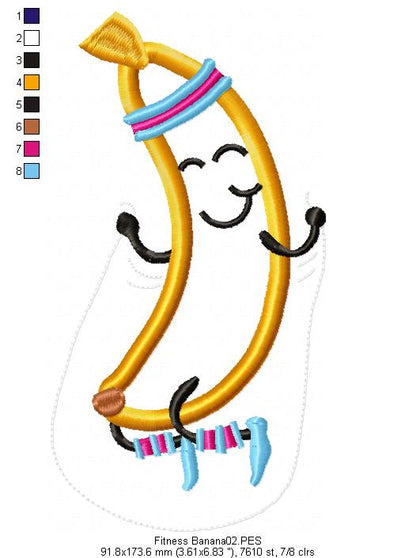 Fitness Banana - Applique