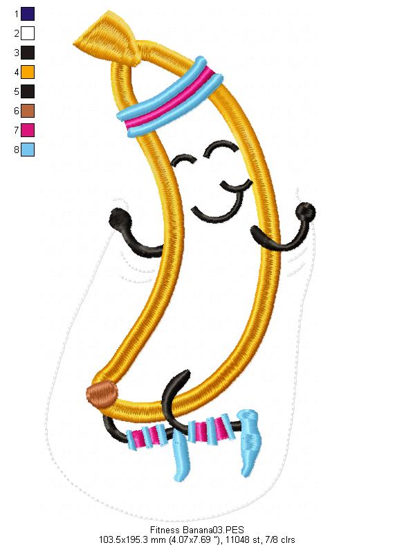 Fitness Banana - Applique