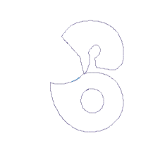 Flamingo with Sunglasses Number 6 Six 6th Birthday - Applique