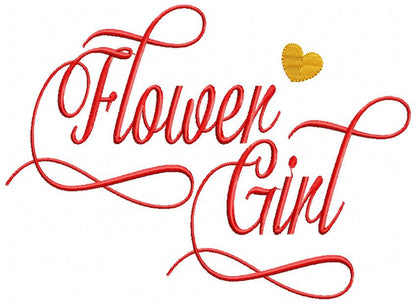 Flower Girl - Fill Stitch