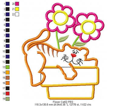Cute Cat - Applique