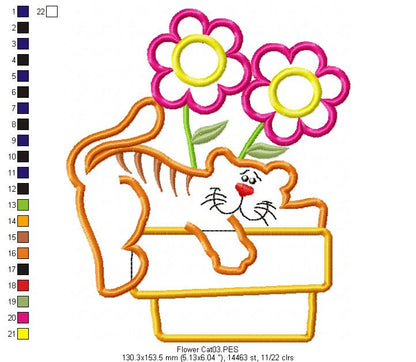 Cute Cat - Applique