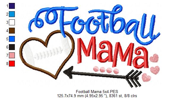 Football Mama - Applique