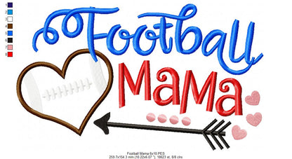 Football Mama - Applique