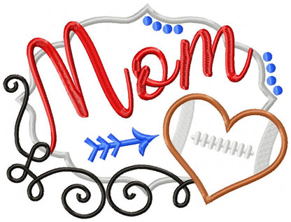 Football Mom - Applique