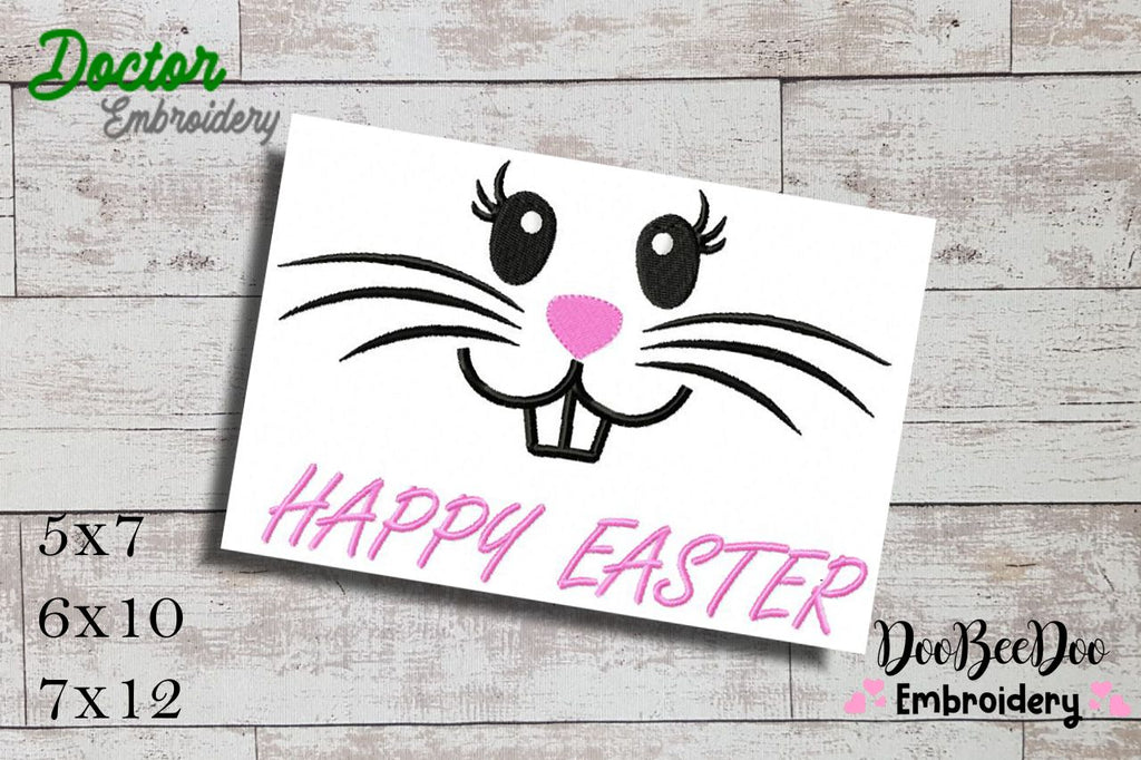 Happy Easter  - Fill Stitch