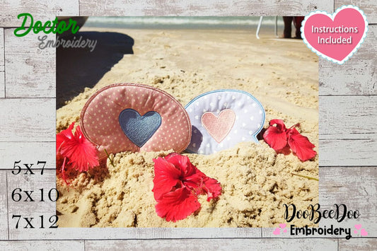 Love Valentine's Notification Ornament - ITH Project - Machine Embroidery Design