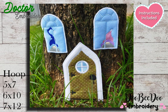 Gnomes House - ITH Project - Machine Embroidery Design