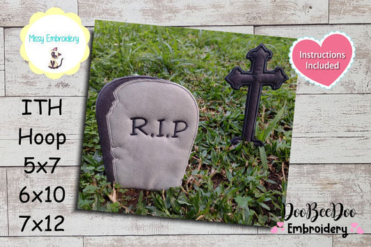 Graveyard Halloween - ITH Project - Machine Embroidery Design