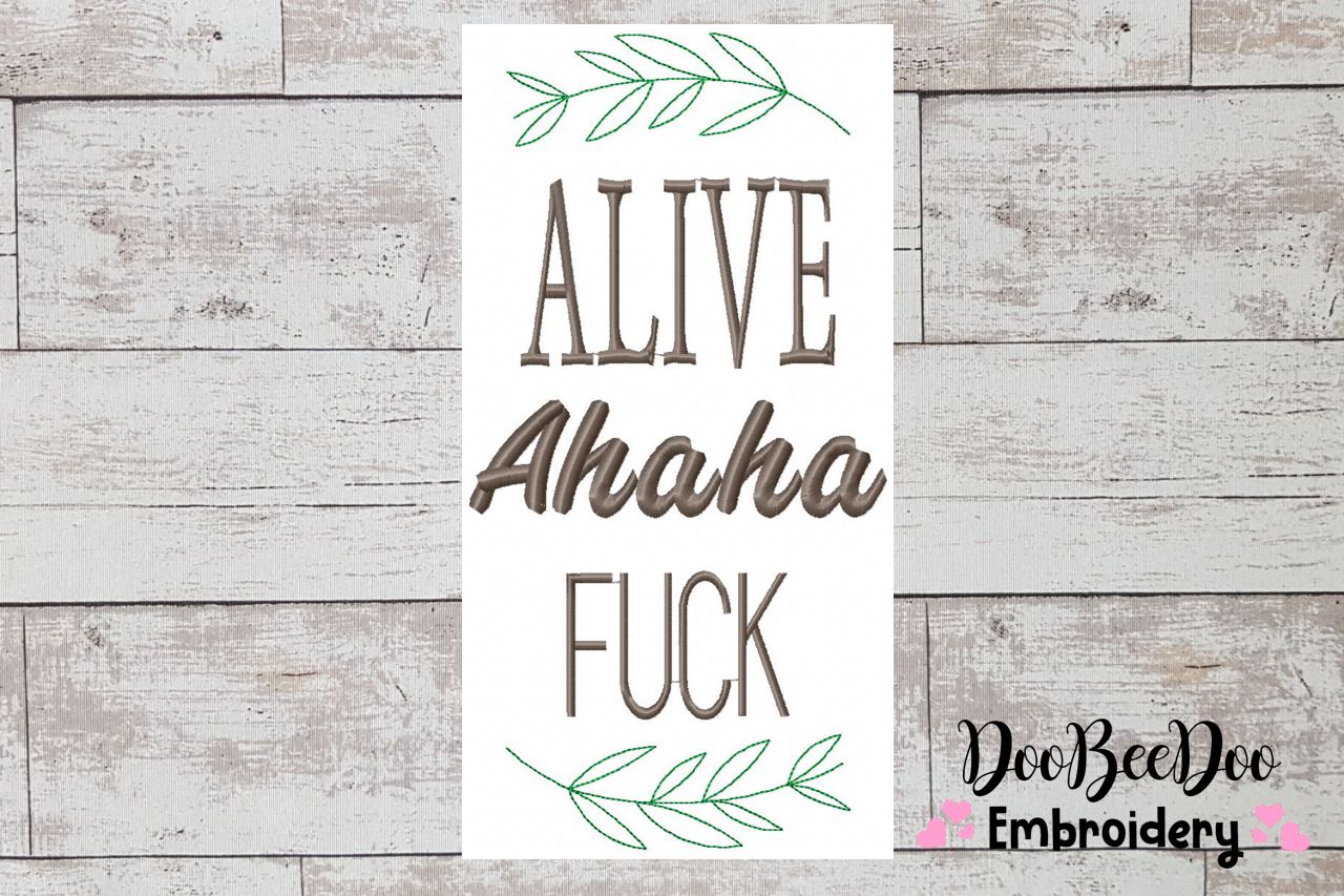 Alive - Fill Stitch
