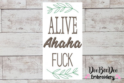 Alive - Fill Stitch