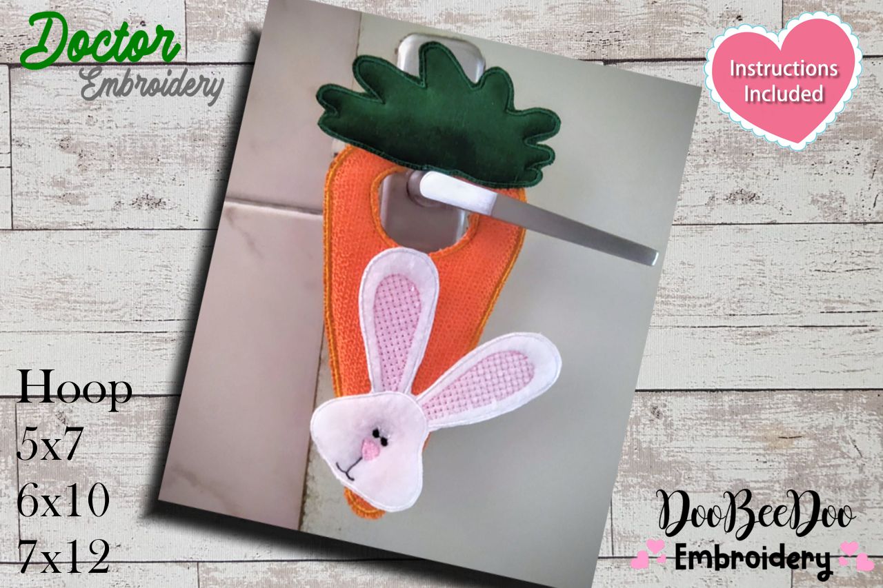 Easter Door Hanger - ITH Project - Machine Embroidery Design