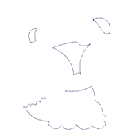 Fox Girl with Hat and Bow - Applique