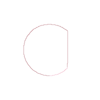 Arabesque Frame Gray - Applique