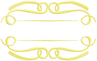 Arabesque Frame - Fill Stitch