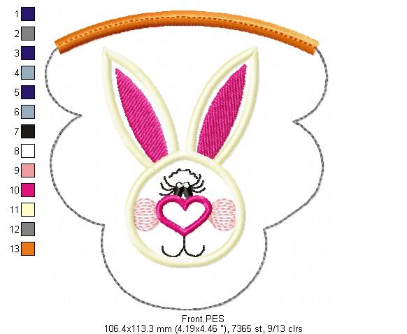 Carrot Candy Bag - ITH Project - Machine Embroidery Design