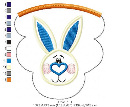 Carrot Candy Bag - ITH Project - Machine Embroidery Design