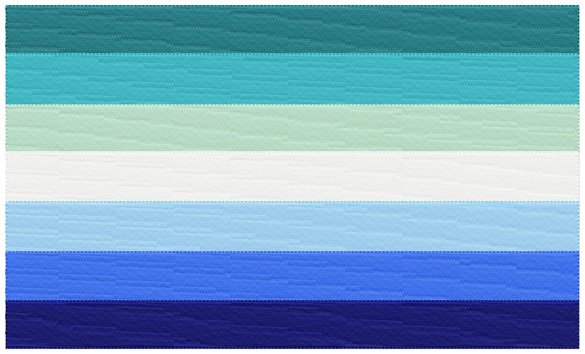 Gay Pride Flag - Fill Stitch