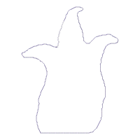 Halloween Ghost Stuffie - ITH Project - Machine Embroidery Design