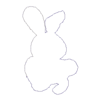 Happy Easter Banner - ITH Project - Machine Embroidery Design