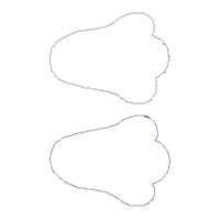 Rabbit Girl Easter Ornament - ITH Project - Machine Embroidery Design