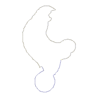 Santa Claus Holding a Gingerbread - ITH Project - Machine Embroidery Design