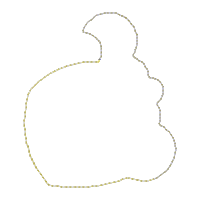 Santa Claus Holding a Gingerbread - ITH Project - Machine Embroidery Design