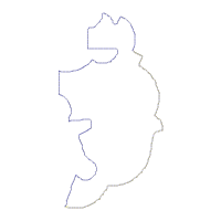 Santa Claus Holding a Gingerbread - ITH Project - Machine Embroidery Design