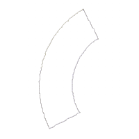 Sitting Bunny Easter Wreath - ITH Project - Machine Embroidery Design