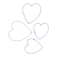 Wreath Love Mommy Mothers Day Ornament - ITH Project - Machine Embroidery Design