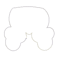 Bunny Easter Wreath with Hat - ITH Project - Machine Embroidery Design