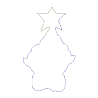 Christmas Tree with Elements - ITH Project - Machine Embroidery Design