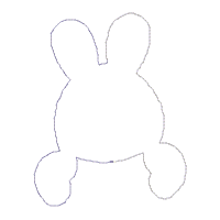 Easter Bunny Candy Holder - ITH Project - Machine Embroidery Design