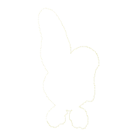 Easter Wreath Three Rabbits - ITH Project - Machine Embroidery Design