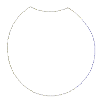 Gingerbread With Candy Vase Ornament - ITH Project - Machine Embroidery Design