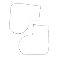 Gingerbread With Candy Vase Ornament - ITH Project - Machine Embroidery Design