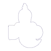 Halloween Elements Wreath - ITH Project - Machine Embroidery Design