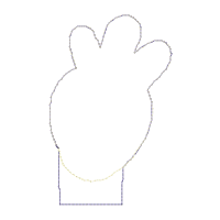 Happy Carrots Headband - ITH Project - Machine Embroidery Design